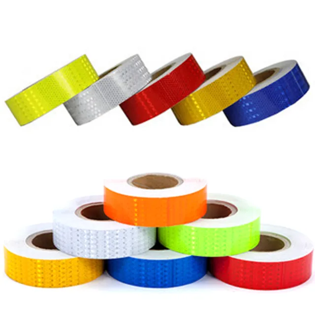 3M 25M 38M Reflective Safety Warning Conspicuity Tape Film Sticker Roll Strip