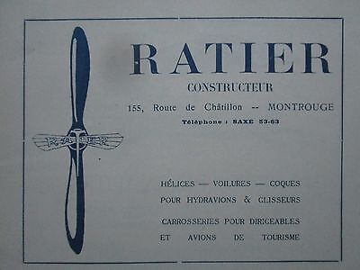 6/1977 PUB RATIER FIGEAC FOREST CONCORDE AIRBUS POTEZ CAUDRON ORIGINAL FRENCH AD 