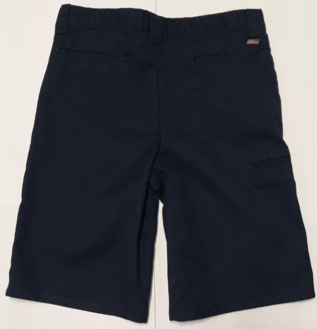 Dickies Shorts Womens Size 18 Navy Blue Chino 9in Inseam Workwear Casual Ladies