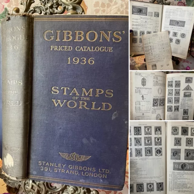 GIBBONS 1936 Stamps of The World Stanley Gibbons Priced Catalogue Big Book