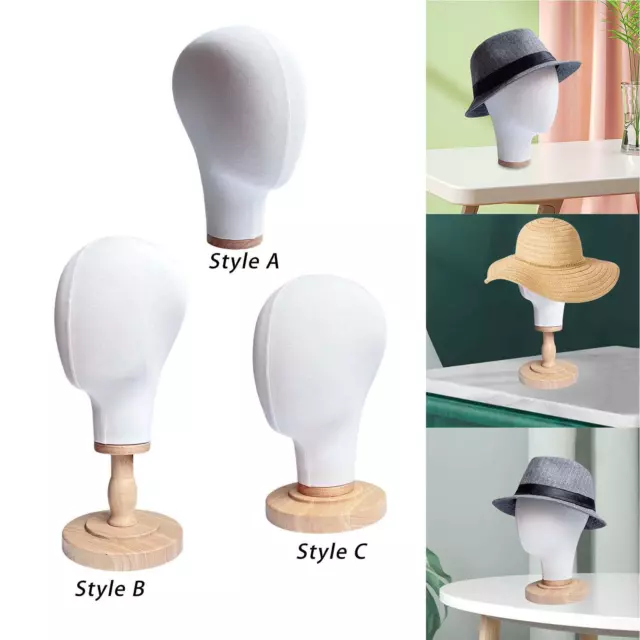 Perruque de 54 cm faisant la tête de coiffage autoportante pour lunettes
