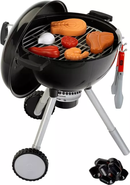 Theo Klein 9466 Weber Kugelgrill One Touch Premium | Kinder-Grill mit Licht