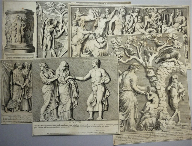 5 EAUXFORTES DE Pietro Santi BARTOLI EUR 50,00 PicClick FR