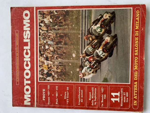Motociclismo Novembre 1971 Ducati Gt 750 Puch Mc 175