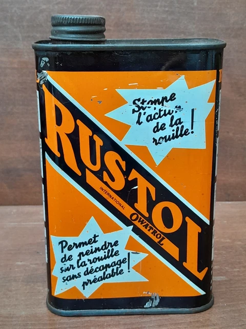 Ancien Bidon émaillé remplissage pour lampe à pétrole
