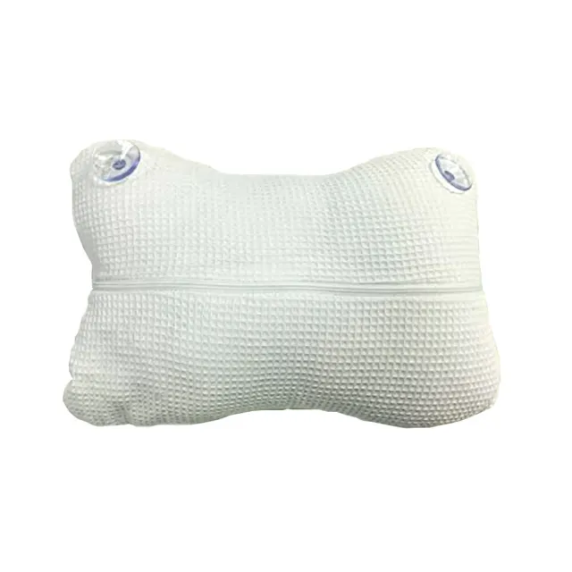 Soft Cloth Bath Pillow with Suction Cups