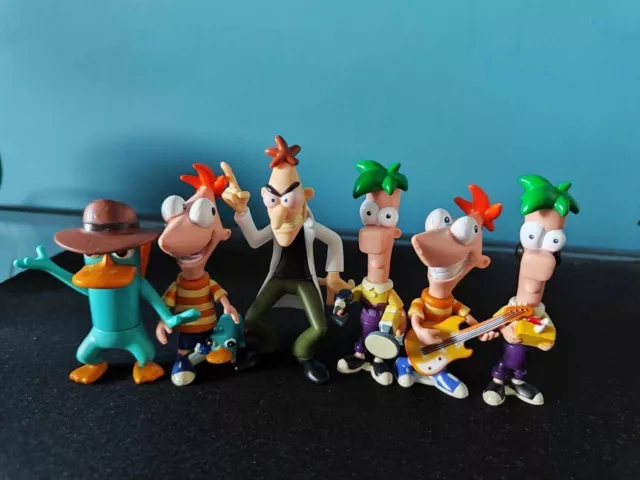 Disney Phineas Und Ferb 2 Figuren Pack Szene Goo Pod Sammlerstück Wähle...