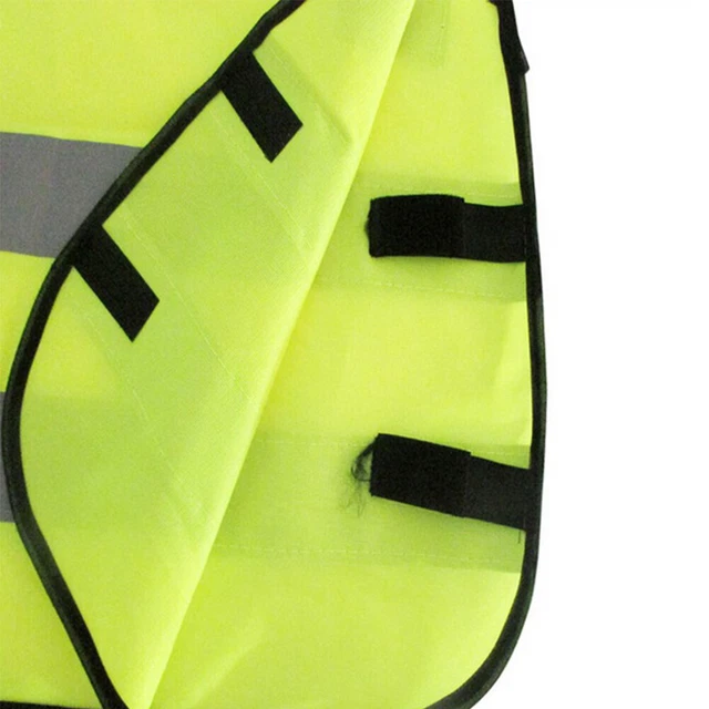 Gilet di sicurezza Protezione Alta Visibilità Campeggio Traffico Strada Escursionismo Bambini