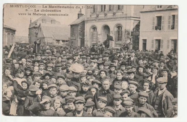 MONTLUCON - Allier - CPA 03 - the May 1st Manifestation - the dislocation