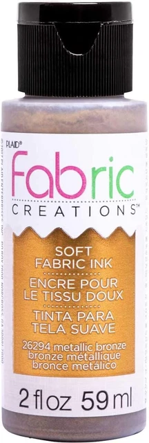 Fabric Creations Fabric Paint, 2 Oz, Metallic Bronze