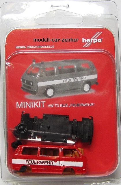 Herpa Modellbausatz MiniKit VW T4 Bus, olivgrün/ultramarinblau, Miniatur im Maßstab 1:87, Sammlerstück, Kit für Modellbau, Kunststoff Herpa Modellbausatz MiniKit VW T4 Bus, olivgrün/ultramarinblau, Miniatur im Maßstab 1:87, Sammlerstück, Kit für Modellbau, Kunststoff