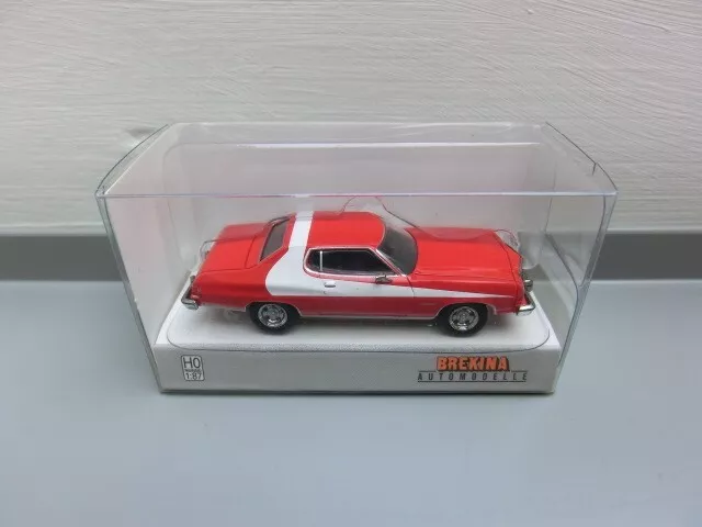 BREKINA 1/87 PKW - Ford Gran Torino 1974 (Rot Starsky & Hutch) - Rarität in OVP