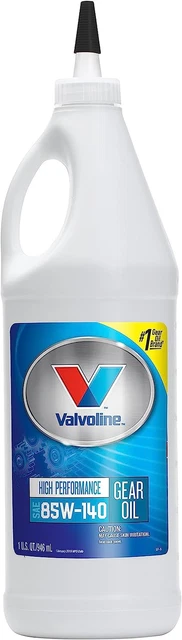High Performance SAE 85W-140 Gear Oil 1 QT