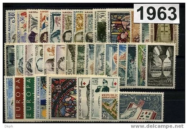 ISB COLLECTION - 1963 France Année Complète - Timbres Neufs - Tirage Limité, Philatélie, Collectionneur