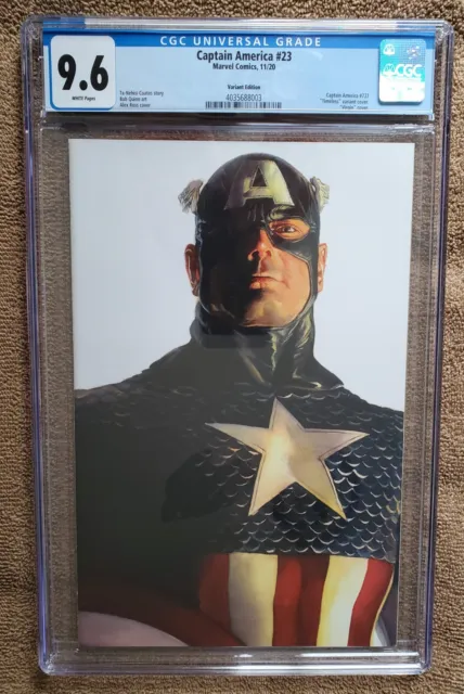 Captain America #23, Alex Ross Timeless Variant, CGC 9.6 WP