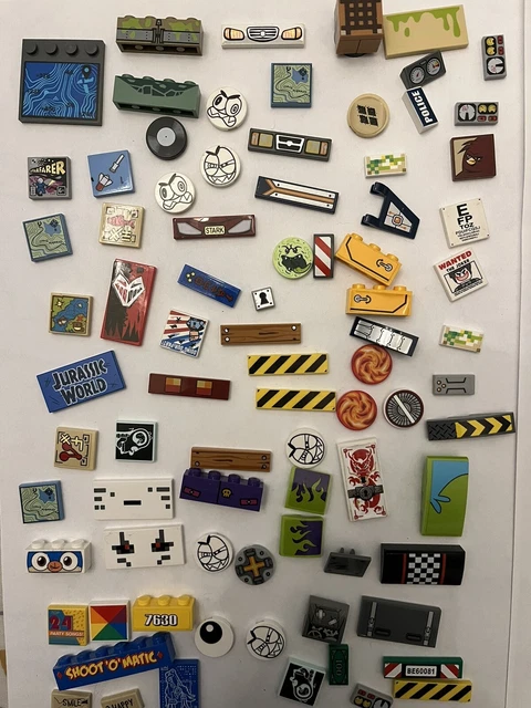 LEGO STICKERED BRICKS. Mixels, Marvel, Scoobydoo, Batman, Cars ...