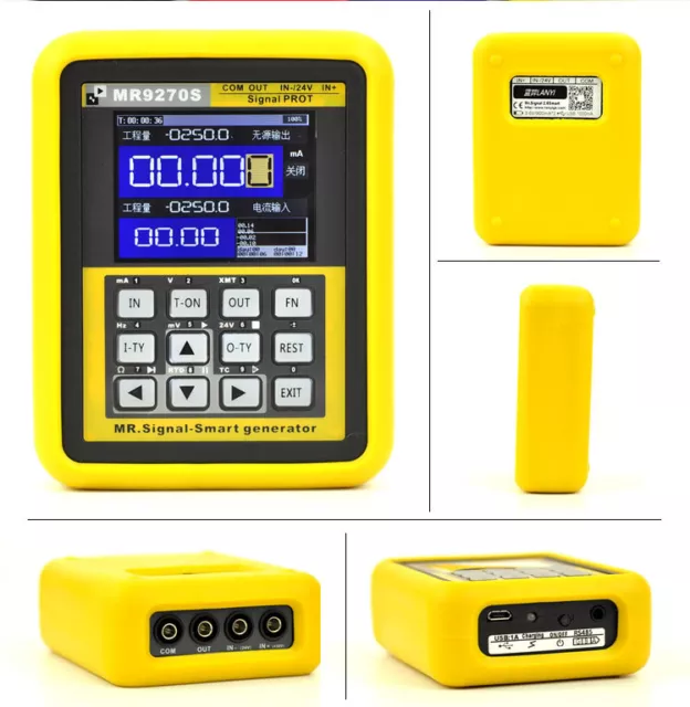 Signal Generator Calibration Current Voltage Thermocouple MR9270S 4-20mA HART