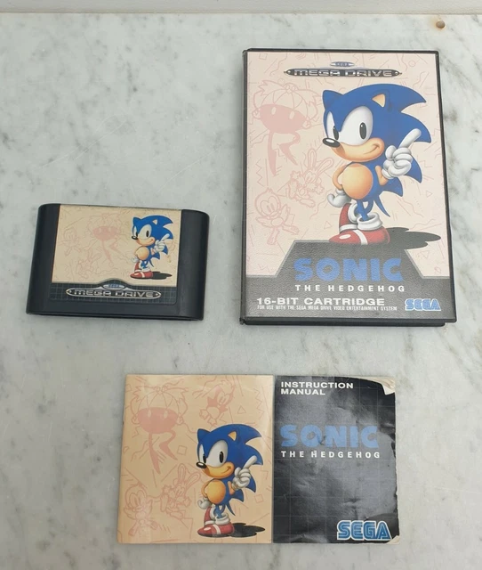 SONIC THE HEDGEHOG 1 2 SEGA Mega Drive en boîte EUR 9,35 - FR