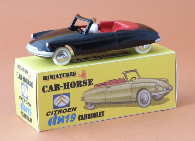 CAR-HORSE CITROEN DS 19 l' équipe tour de France style Dinky ancien fin