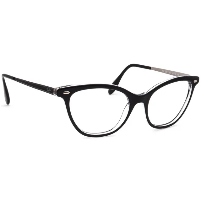 Ray-Ban Women's Eyeglasses RB 5360 2034 Polished Black Cat Eye Frame 54[]18 145