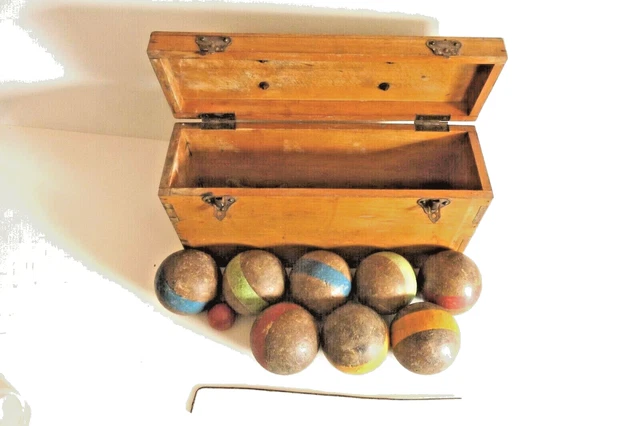 Set De Pétanque Relaxdays - 8 Boules Métal + Cochonnet + Sacoche - Jeu Extérieur