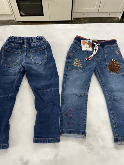 Pacchetto jeans blu TU ragazzi Gruffalo Next denim 2-3 anni