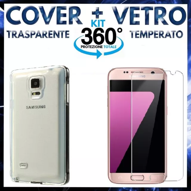 Cover Custodia Tpu + Pellicola Vetro Temperato Per Samsung Galaxy Note 4 N910F