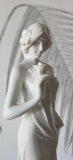 Vintage Oliver Tupton Statue, Nympth of the Woods Goddess (Originally 1915)