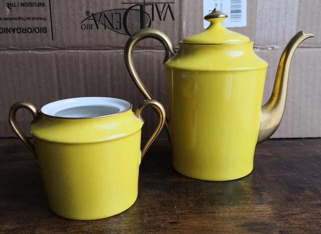 Verseuse Théière Vintage Pyroflam - Céramique Blanche - Made In Netherland