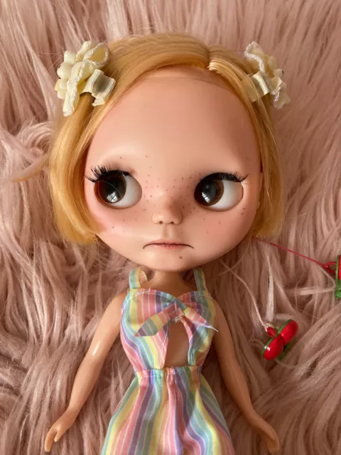 Super Cute Kawaii Ooak Basaak Doll Custom Blythe Interest