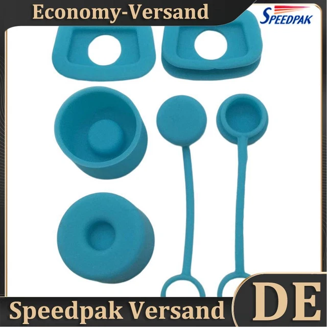 6pz Tappo Antiversazioni Tappo Acqua Silicone Antiperdite (Blu)