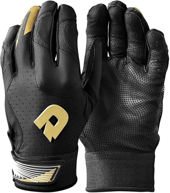 DEMARINI CF BLACK Baseball Softball Batting Gloves Adult 2XLarge