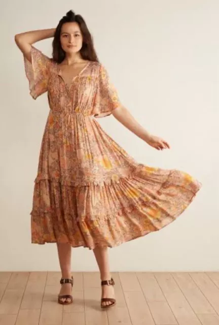 SPELL THE Gypsy Amethyst Garden Party Dress XS 180.00 PicClick AU