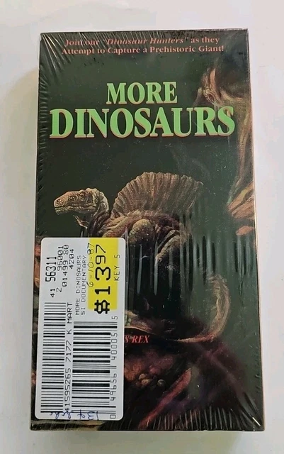 Gary Owens MORE DINOSAURS VHS SEALED Twin Towers Gary Owens Eric Boardman VTG £11.