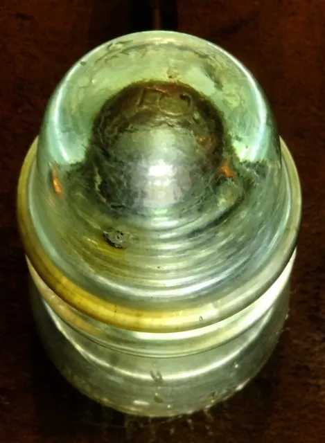 McLaughlin No 42 Yellow/Pale Green Glass Insulator