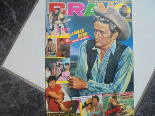 BRAVO 30/1984 TB:James Dean!/Duran Duran/Indiana Jones/SS:N.Kershaw/Depeche Mode