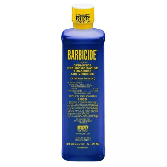 Barbicide Disinfectant Concentrate Solution Germicide Anti Rust Formula 473ml