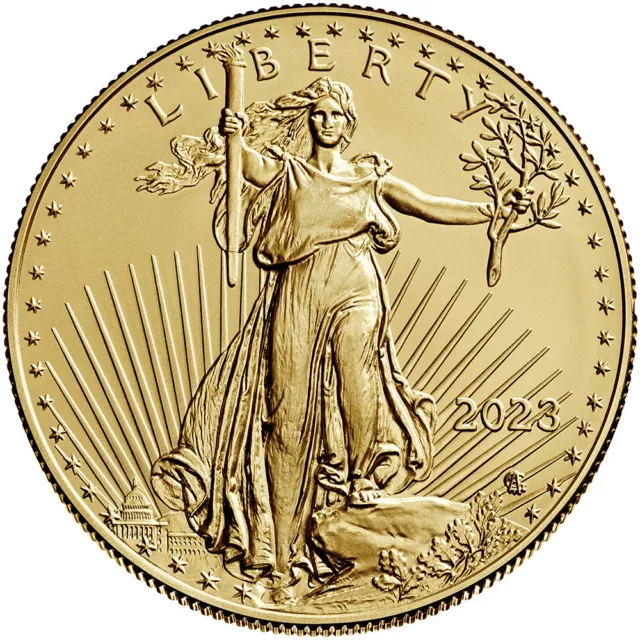 2023 American Gold Eagle 1 oz $50 - BU