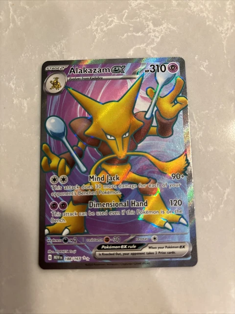 Alakazam Ex 188/165 Full Art Secret Raro Pokemon Tcg Inglés | Cuotas