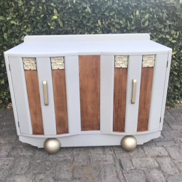 Vintage 1960's Retro Art Deco Sideboard