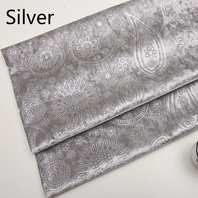 Tissu Velours 99x152cm - Pour Canapé, Coussin, Couture - Multicolore, Polyester