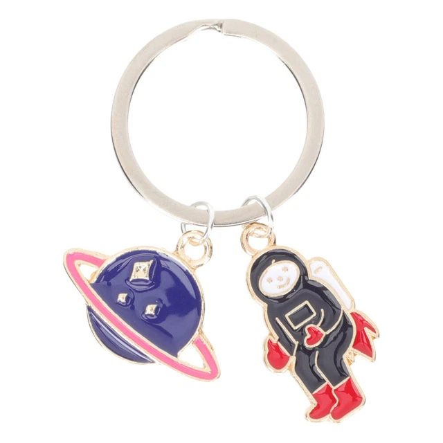 Key DIY Charms Space Keychain Kids Keychains Backpacks Accessories