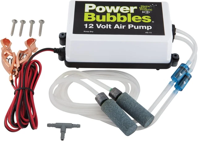 12V Portable Air Pump Aerator Aquarium Salt Fresh Water Power Bubbles Aeration 12V Portable Air Pump Aerator Aquarium Salt Fresh Water Power Bubbles Aeration