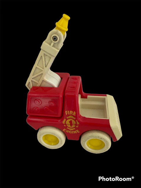 VTG Tonka Bandai Vintage Fire Engine #1 Truck 1987 Toy CLICKER WHEELS VTG Tonka Bandai Vintage Fire Engine #1 Truck 1987 Toy CLICKER WHEELS