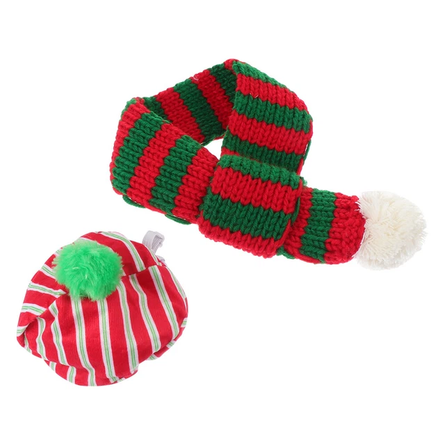 Mascota Bufanda Gorro Tejido Bufanda Cachorro Gorro Navidad