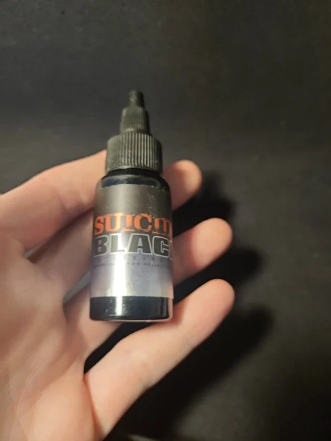 Tinta universal tatuaje negro HELIOS Suicide 1 oz 30 ml EE. UU.