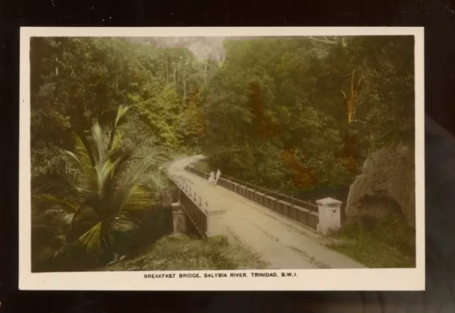 Trinidad Unused RPPC Real Picture Postcard (Breakfast Bridge) Pre-1950s