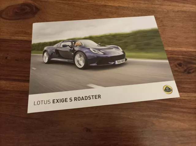 Prospectus / Brochure LOTUS Exige S Roadster 2015