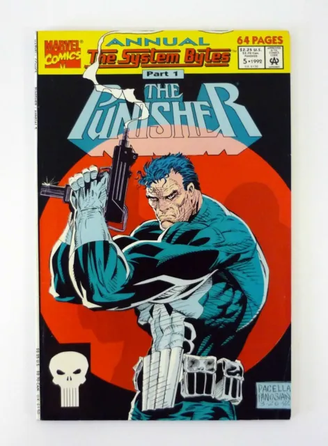 Punisher Annual #5 Marvel Comics The System Bytes Part 1 VG/FN 1992