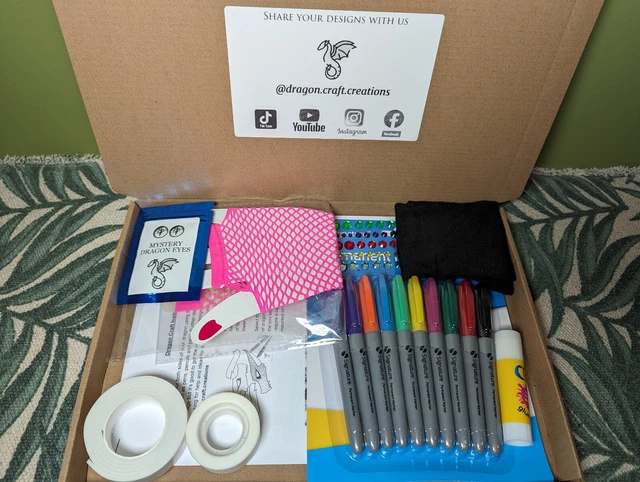 Sock Dragon Craft Kit - Kraft Kabin World